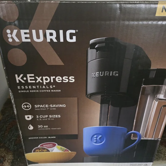 Keurig K-Express Essentials Coffee Maker in Black - Picture 1 of 4